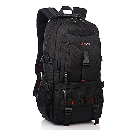 KAKA Backpack for 17-Inch Laptops - Black