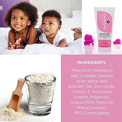Dermavive Diaper/Nappy Rash Cream, Soothing Diaper Rash Cream, Baby Rash Ointment, FastActing