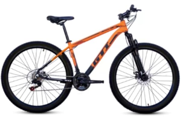 Bicicleta Aro 29 GTI Roma 21 Velocidades MTB Index Disco Mecânico Suspensão 80mm Unissex