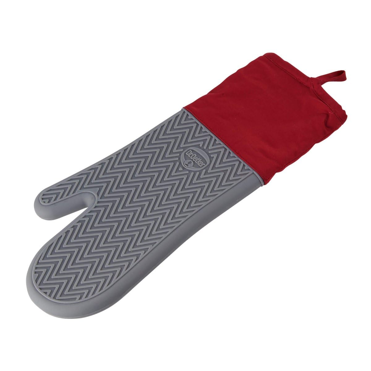 Dr. Oetker Flex Flexible Silicone Pastry and Oven Glove, Oven Glove with Cotton Interior, Oven Gloves with Anti-Slip Grip – Heat Resistant Up To 230 °C, Qty: 1 item.