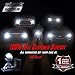 Stark APX 90W 9600LM 3-Sided LED Light 6000K White Kit Headlight/High Beam Bulbs Replace Halogen - 9005/HB3