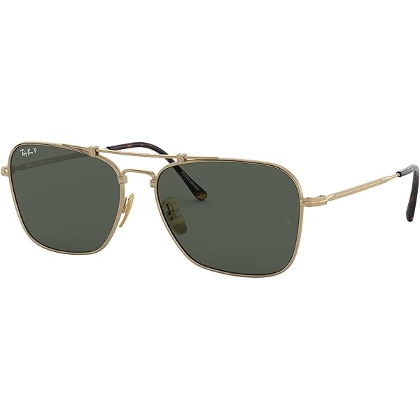 Amazon.com: Ray-Ban RB8125M Titanium Aviator Sunglasses, Gold