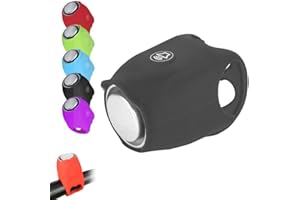 YOUBISON Super Bike Horn with Train Sound, 90 dB Loud Electronic Bike Bell, Water-Resistant Bicycle Horn, Biking Accessory