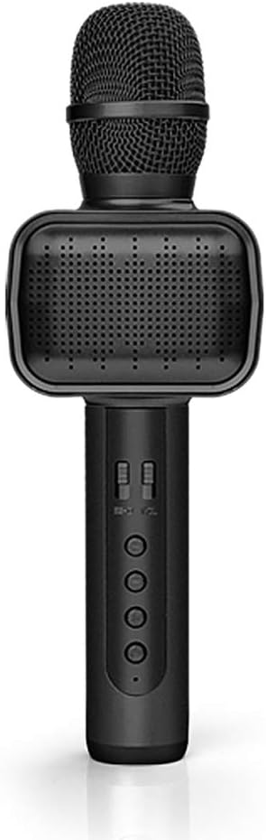 KJRJHT Karaoke Microphone, Microphone Wireless Kids Microphones with LED Bluetooth Speaker Portable Handheld Toy Karaoke Machine Music Sing Mic for Girl Boy Child Home Party KTV Outdoor