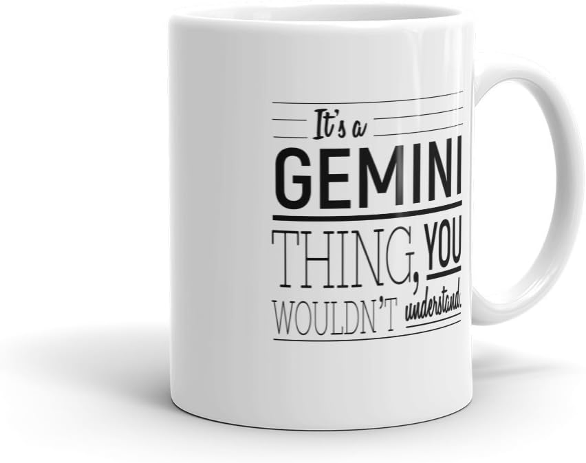 Coffee Mug, It's a Gemini Thing, You Wouldn't Understand (11 oz)