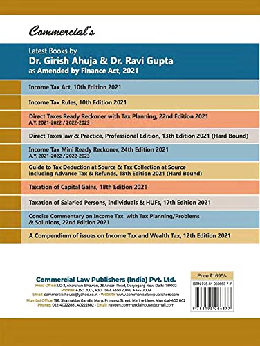 Direct Taxes Ready Reckoner with Tax Planning 1