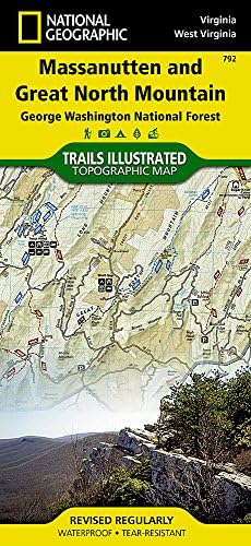 Massanutten and Great North Mountains Map [George Washington National Forest] (National Geographic Trails Illustrated Map, 792)