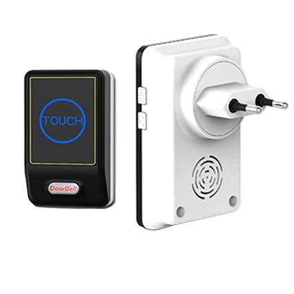 Segolike Smart Signal Push button Chime Door bell grandparents Calling EU Plug White