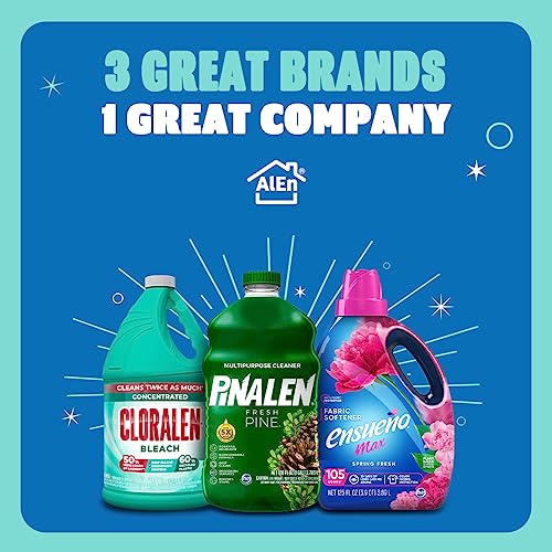 PINALEN MAX AROMAS MULTIPURPOSE CLEANER – FLORAL DELIGHT SCENT – 56 FL OZ – ALL PURPOSE CLEANING FOR KITCHEN, BATHROOM, FLOORS & SURFACES