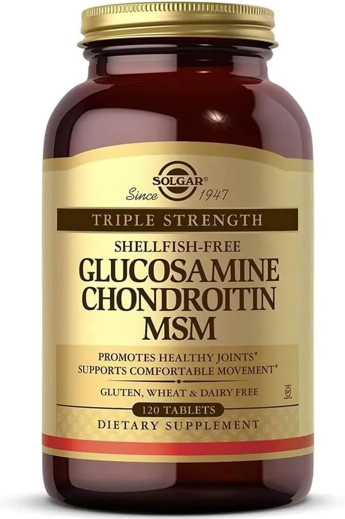 Solgar Extra Strength Glucosamine Chondroitin MSM 120 Tablets
