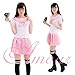 Ninimour- Japan School Uniform Dress Cosplay Costume Anime Girl Lady Lolita (XL, Pink)