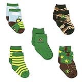 John Deere Boys 5 pack Crew Socks (Baby)