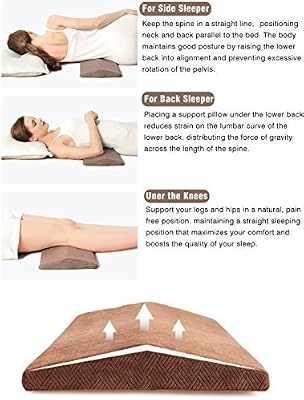 Lumbar Pillow for Sleeping Back Pain 