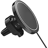 Poitcto Air Vent Car Mount Compatible with MagSafe Charger (Black)