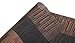 Famibay Bamboo PVC Weave Placemats Non-Slip Kitchen Table Mats Set of 4-30x45 cm (Brown)