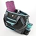 Fit & Fresh Jaxx FitPak Ares Gym/Meal Prep Bag with Leakproof Portion Control Container Set and Ice Pack, Teal