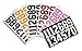 A&R Sports Number Decals, 2-Inch, White