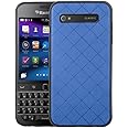 ELISORLI Compatible with Women Men BlackBerry Classic Q20 case Rugged Thin Slim Cell Accessories Anti-Slip Fit Rubber TPU Mobile Phone Silicone Soft Shockproof Bumper Cover for SQC100 Women Men Blue