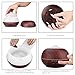 Tenswall 400ml Cool Mist Humidifier, Ultrasonic Aromatherapy Essential Oil Diffuser - Whisper Quiet Operation - Black Wood Grain Color-Changing LED Light & Auto Shut-Off Function - 4 Timer Settings …