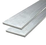 2 Pcs 1/4" X 3" Square Aluminum Flat BAR 16" Long
