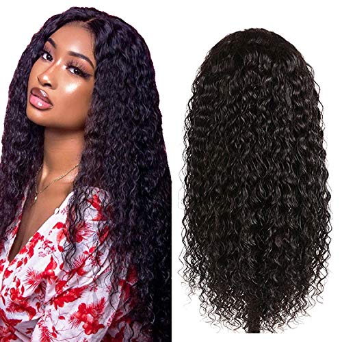 Water-Wave-Wig-20Inch-Human-Hair-Lace-Closure-Wigs-150-Density-Natural-Color-with-Baby-Hair-Middle-Part-Human-Hair-Wet-and-Wavy-Lace-Closure-Wigs-20inch