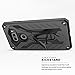 Zizo Static Series Compatible with LG V30 Case Military Grade Drop Tested with Built in Kickstand LG V35 ThinQ Case Black