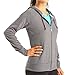 Champion Women's Jersey Jacket, Granite, Medium