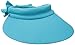 Scala Women's Deluxe Big Brim Cotton Visor with Bow, Lagoon, One Size