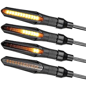 E – Mark LED motorfiets knipperlicht looplicht mini richtingaanwijzer universeel sequentieel loopeffect quad ATV scooter…