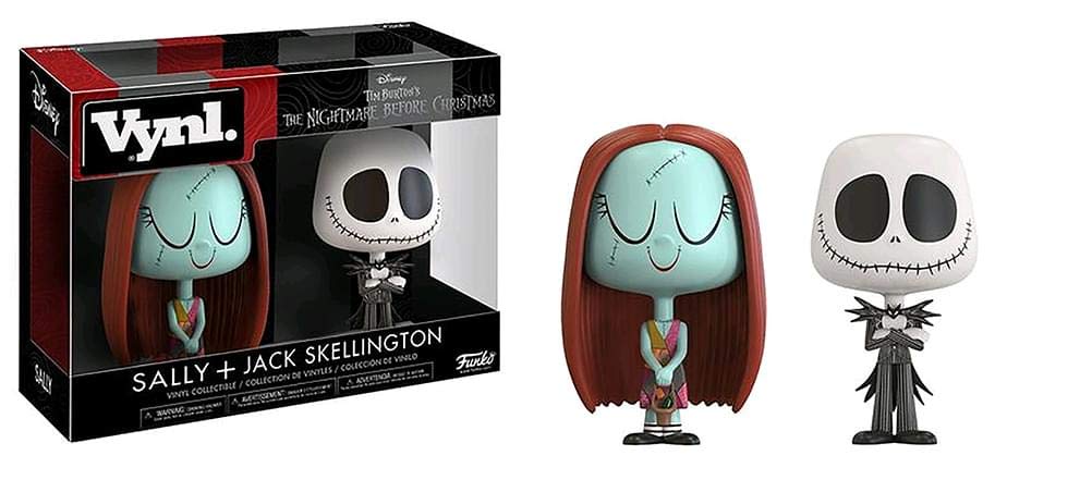 Funko 21191 "Disney NBX Jack and Sally Vinyl Figure, 4 Inch
