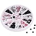 DDLBiz 3D Acrylic Nail Art Tips Decoration Flat Back Glitter Rhinestones Pearls Beads