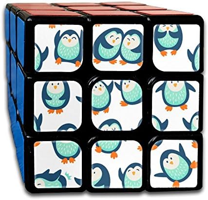 Pattern With Funny Penguins Magic Cube 33 Popular Cube IQ Tester