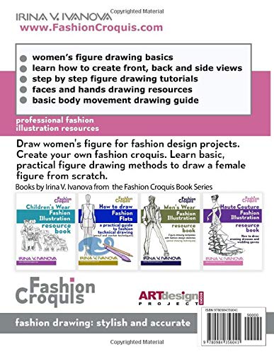 How to draw fashion figure: Essential figure drawing techniques for women’s wear designers (Fashion Croquis Books)