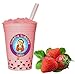 STRAWBERRY CREAM Boba/Bubble Tea Powder By Buddha Bubbles Boba (1 Pound / 16 Ounces) | (453 Grams)