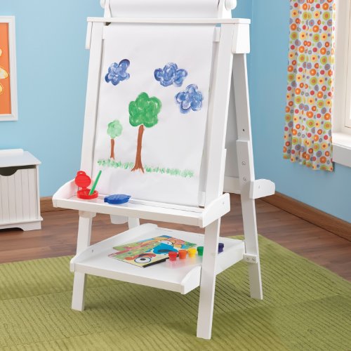 2 KidKraft+Deluxe+Wood+Easel+White