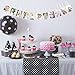 60 ＆ Fabulous Photo Banner - Happy 60 Years Birthday Or 60th Wedding Anniversary Party Decorations Silver