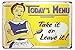ERLOOD Today's Menu Take It or Leave It Retro Vintage kitchen Signs Wall Decor Metal Tin Sign 12X 8