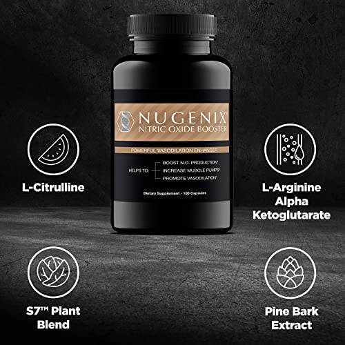 Nugenix Nitric Oxide Booster Supplement LArginine, LCitrulline
