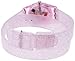 Swatch Swiss Brillante Pink Glitter Silicone Double Wrap Strap Ladies Watch LP132