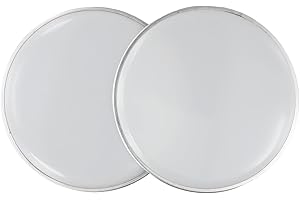 Sound-Controlled Mesh Drum Head Set (2-Pack) for Practice – 6/8/10/12 Inch Aluminum Frame, Low-Noise Drum Skin for Beginners 