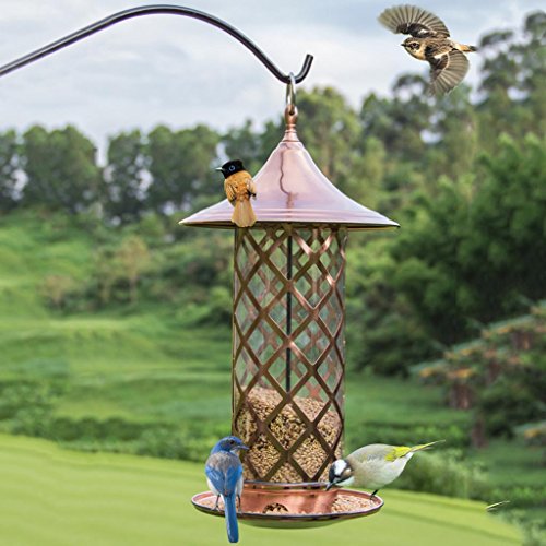 Outdoor Wild Bird Feeder Balcony Hanging Automatic Feeder