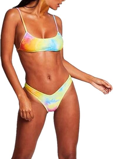 Tie dye push up bikini Clearance