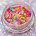 NICOLE DIARY 1 Box 1mm-2mm Mixed Nail Glitter Multicolor DIY Decoration Mini Round Thin Paillette Design Nail Art Glitter