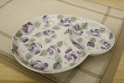 Amazon Co Jp 和食器 大皿 おしゃれ 春を感じる 季節の器 バラ園