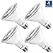 Hyperikon LED PAR30 Bulb, 10W=70W, Non Dimmable, Long Neck Flood Light, CRI 80+, UL, Warm White, 4 Pack