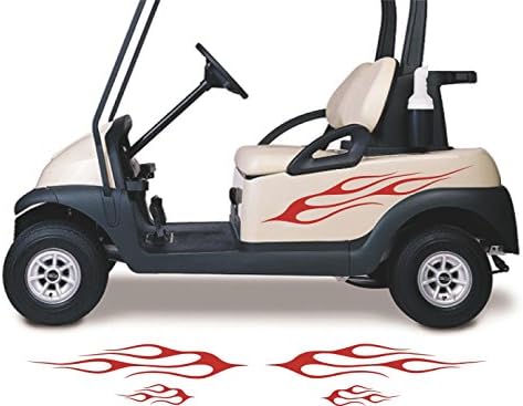 Tribal Flames Golf Cart Go Kart Decals Stickers Auto Truck Racing Graphics GC34