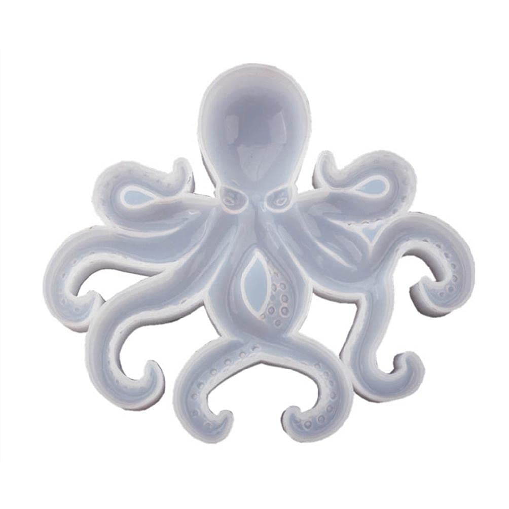 Mirror Ocean Octopus Epoxy Resin Mold Ornaments Silicone Mould DIY Crafts Mold Silicone Mould for Soap