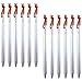All one tech Pack of 12, 7075 Aluminum Outdoors Tent Stakes Pegs