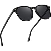 DUCO Polarized Sunglasses Men UV Protection Acetate Frame TAC lenses Trendy Squircle Lenses Shades Sun Glasses for Mens 1266