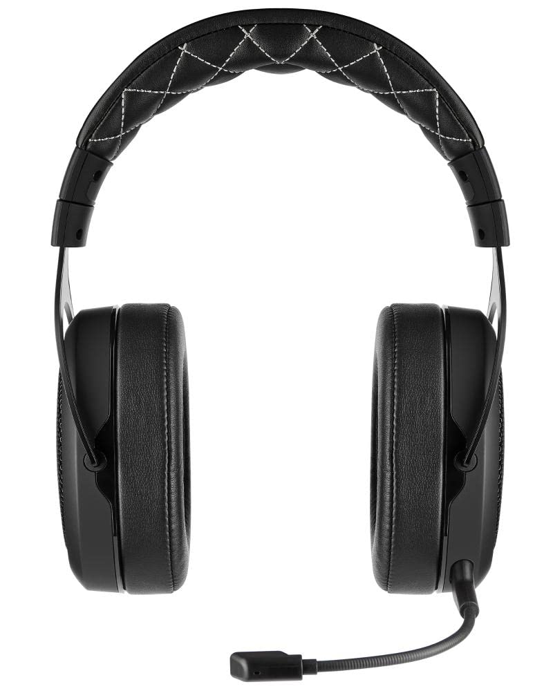 Corsair HS70 Pro Wireless Gaming Headset - 7.1 Surround Sound Headphones for PC, MacOS, PS5, PS4 - Discord Certified - 50mm Drivers – Carbon,Black